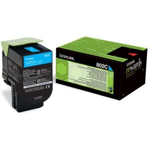 Lexmark Cartouche Toner 802C Cyan 1 000 pages