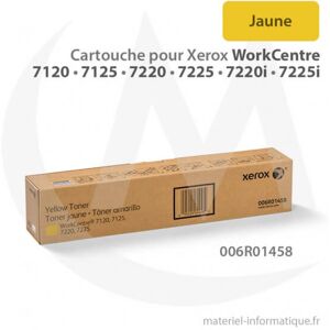 Cartouche de toner jaune - originale - pour Xerox WorkCentre 7120, 7125, 7220, 7225, 7220i, 7225i