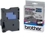 Brother TX221 black on white tape, 9mm (original)