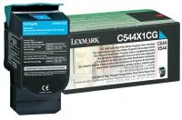 Lexmark C544X1CG high capacity cyan toner (original)