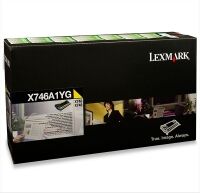 Lexmark X746A1YG yellow toner (original Lexmark)