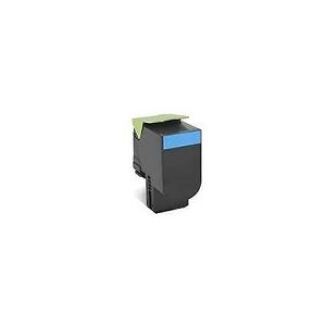 Toner Rigenerato per Lexmark CS 317 Lexmark CX 317 Rif. Lexmark 71B20C0 Ciano Pagine 2.300