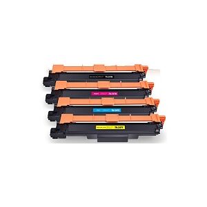 Toner Rigenerato per Brother TN 247 TN-247 Nero Pagine 3.000 Colore Pagine 2.300, TN247 Magenta Pagine 2300