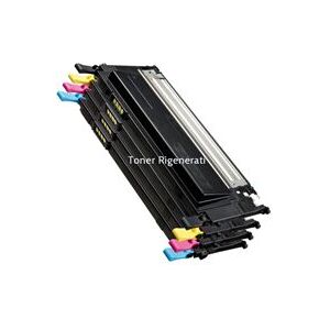 Toner Rigenerato per Samsung CLP 310 Samsung CLP-310 Nero Pagine 1500 - Colore Pagine 1000, CLT-M4092 Magenta Pagine 1.000