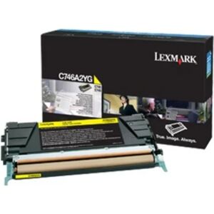 Lexmark C746A3YG cartuccia toner 1 pz Originale Giallo [C746A3YG]