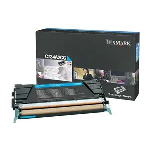 Lexmark C734A2CG cartuccia toner Originale Ciano [C734A2CG]