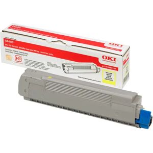 Oki SPEDIZIONE IMMEDIATA -  43487709 cartuccia toner 1 pz Originale Giallo [43487709]