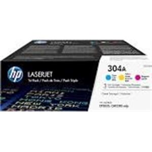 HP 3 Toner originali  304A Colori