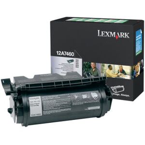 Lexmark 12A7460 Toner nero  Originale 12A7460
