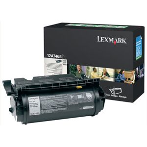 Lexmark 12A7465 Toner nero  Originale 12A7465