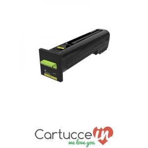CartucceIn Cartuccia Toner compatibile Lexmark 24B5834 giallo ad alta capacità
