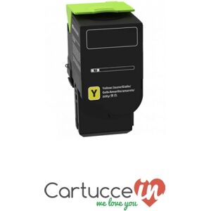 CartucceIn Cartuccia toner giallo Compatibile Lexmark per Stampante LEXMARK CS622DE