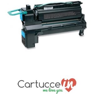 CartucceIn Cartuccia toner ciano Compatibile Lexmark per Stampante LEXMARK X792