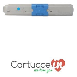 CartucceIn Cartuccia toner ciano Compatibile Oki per Stampante OKI MC561