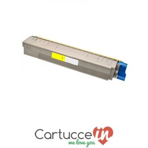 CartucceIn Cartuccia toner giallo Compatibile Oki per Stampante OKI C821N