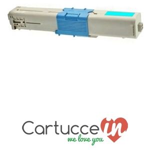 CartucceIn Cartuccia toner ciano Compatibile Oki per Stampante OKI C321DN