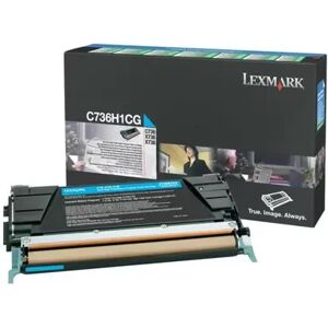 Toner originale Lexmark C736DTN CIANO