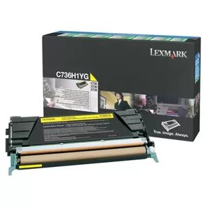 Toner originale Lexmark X736DTN GIALLO