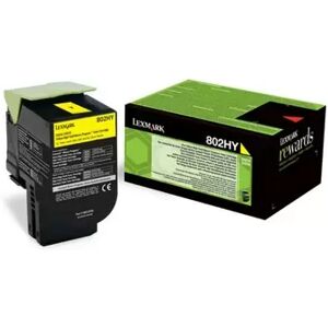 Toner originale Lexmark 80C2HY0 802HY GIALLO