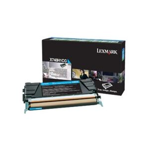 Lexmark X748H1CG cartuccia toner 1 pz Originale Ciano