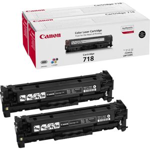 Canon CRG-718 Bk VP cartuccia toner 2 pz Originale Nero [2662B005]
