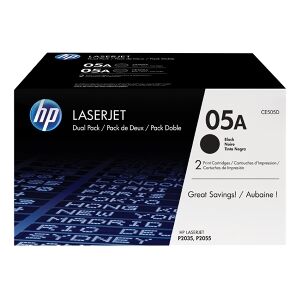 HP Multipack Nero Ce505D 05A Confezione Doppia Da 2.300 Pag. Cad. Originale