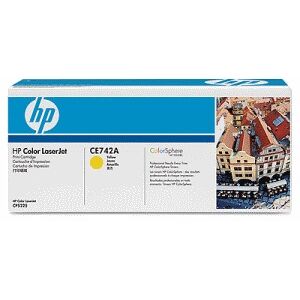 HP Toner Giallo Ce742A 307A 7300 Copie Originale