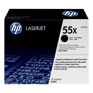 HP Toner Nero Ce255X 55X 12500 Copie Originale