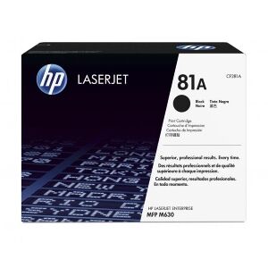 HP Toner Nero Cf281A 81A 10500 Copie Standard Originale