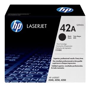 HP Toner Nero Q5942A 42A 10000 Copie Originale