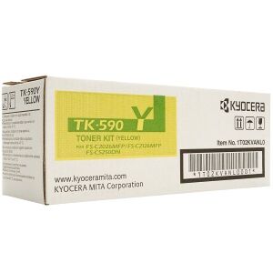 Kyocera Toner Giallo Tk-590Y 1T02Kvanl0 5000 Copie Originale