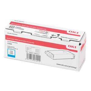 Oki Toner Ciano 09006127 C650 6000 Copie Originale