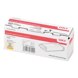 Oki Toner Giallo 09006129 C650 6000 Copie Originale