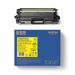 Brother Toner Giallo Tn-821Xxly 821Xxl 12000 Copie Originale