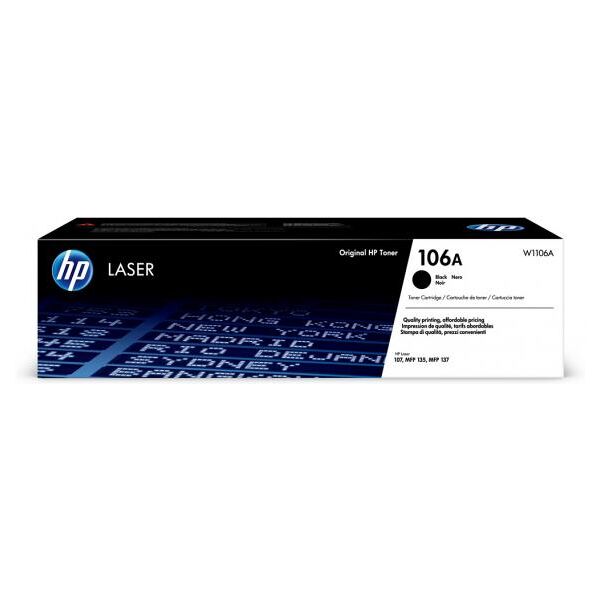 originale hp w1106a 106a per hp hp laser mfp 135a135w137fnw,107a107w capacita 1.000 pagine