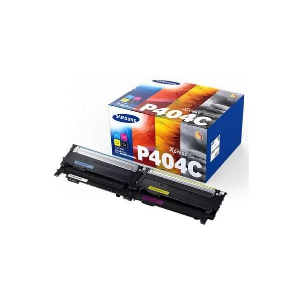 toner originale samsung su365a clt-p404c (conf. da 4 pz.) nero+colore