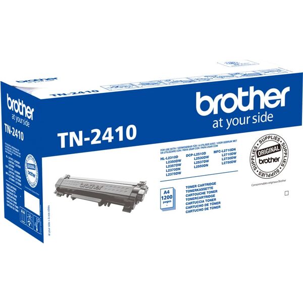 brother tn2410 toner originale colore nero stampa fino a 1200 pagine - tn-2410