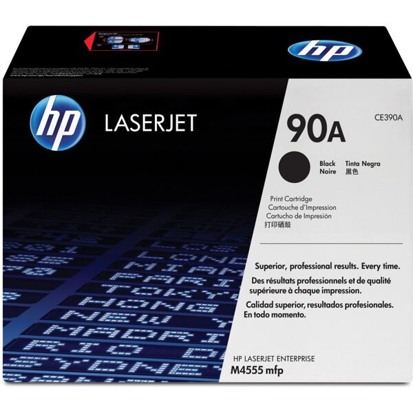 hp ce390a toner originale laser colore nero compatibile con laserjet enterprise m602/m603 - ce390a