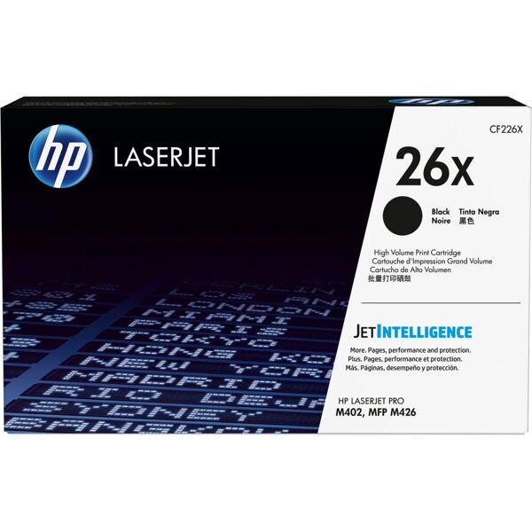 hp cf226x toner originale nero per laserjet m402 capacità 9000 pagine - cf226x