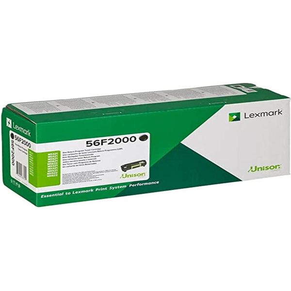 lexmark 56f2000 cartuccia toner nero - 56f2000