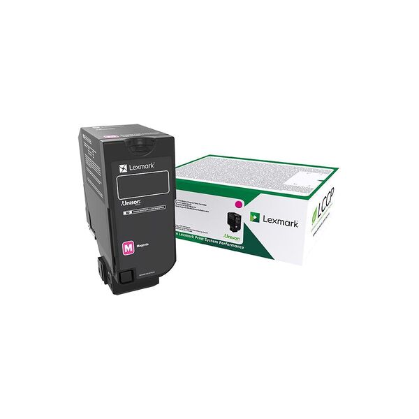 lexmark 75b20m0 toner originale laser colore magenta resa 10000 pagine - 75b20m0