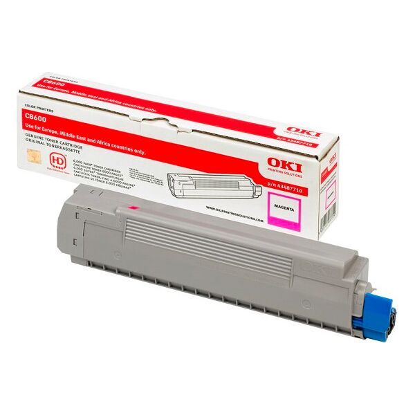 oki 43487710 toner originale laser colore magenta compatibile con c8600cdtn, 8600dn, 8600n, 8800cdtn, 8800dn, 8800n - 43487710