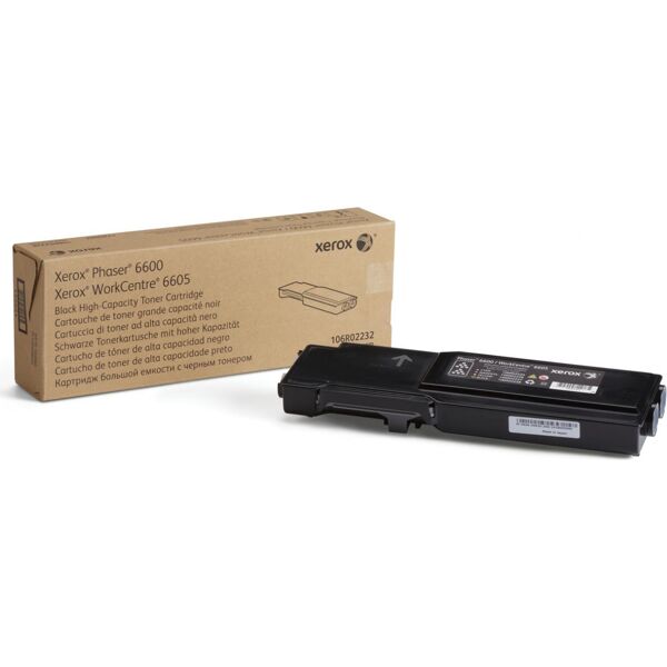 xerox 106r02232 toner originale laser colore nero compatibile con 6600v_dn / 6600v_n / 6605v_dn / 6605v_n - 106r02232