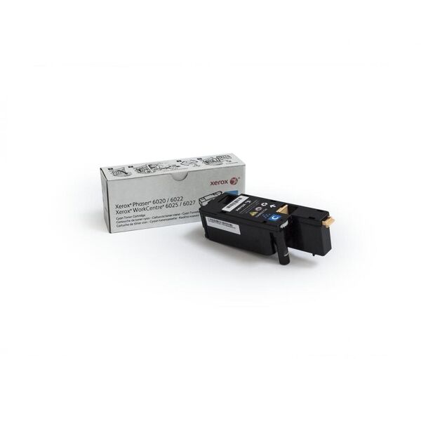 xerox 106r02756 cartuccia toner ciano capacità standard 1.000 pagine - phaser 6020/6022 workcentre 6025/6027 cartuccia toner ciano capacità standard (1.000 pagine) 106r02756