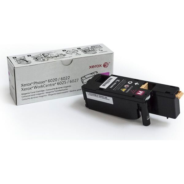 xerox 106r02757 cartuccia toner magenta capacità standard 1.000 pagine - phaser 6020/6022 workcentre 6025/6027 cartuccia toner magenta capacità standard (1.000 pagine) 106r02757