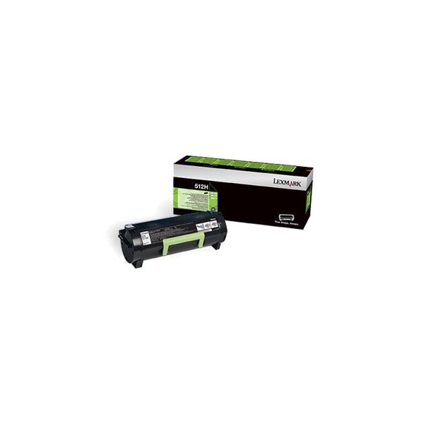 lexmark toner nero 512h 51f2h00 5000 copie cartuccia di stampa riutilizzabile originale