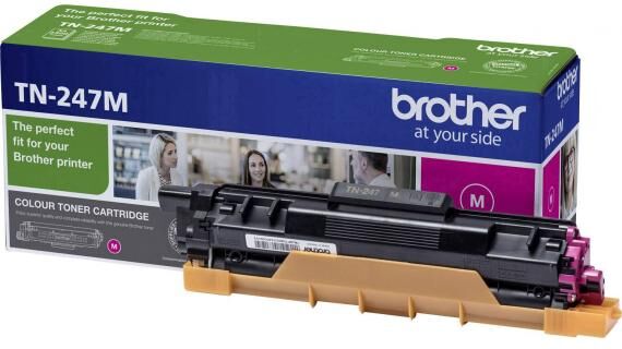 toner tn-247m magenta originale alta capacita per brother dcp-l3500s hl-l3200s mfc-l3700s tn247 capacita 2.300 pagine