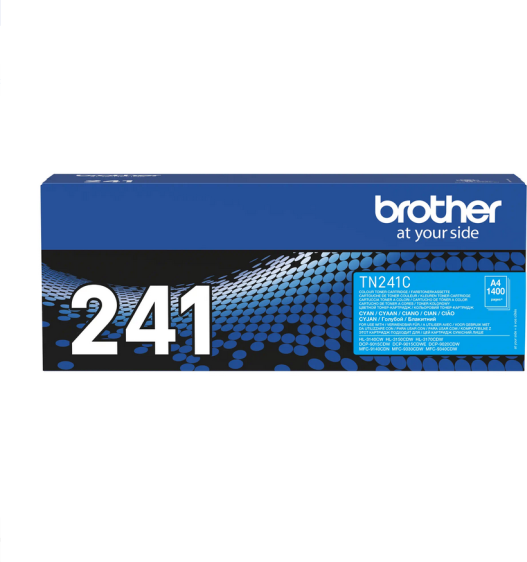 brother tn241c ciano toner originale per brother hl3140 hl3150 hl3170 dcp9020 tn-241 capacitÃ  1.400 pagine