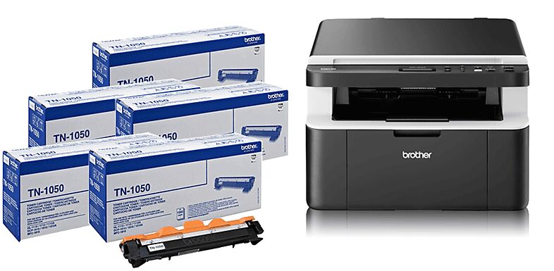 Brother KIT STAMPANTE + ACCESSORI DCP1612W+5 TONER, Laser