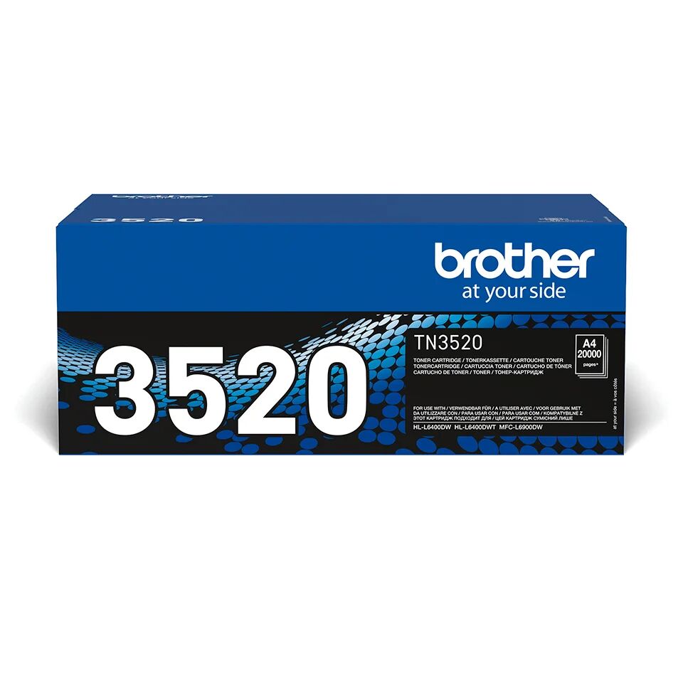 Brother TN-3520 cartuccia toner 1 pz Originale Nero [TN3520]